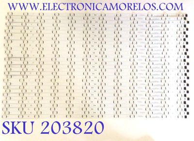 KIT DE LED'S PARA TV LG NANOCELL (30 PIEZAS) / NUMERO DE PARTE EAV65006501 / SSC_Y21 SLIMDTR_75NANO90_PTN2 / SSC_Y21 SLIMDTR_75NANO90_PTN2_REV00_200709 / PANEL NC750DQB-ABKH1 / DISPLAY HV750QUB-E7D / MODELO 75NAN090UPA / 75NANO90UPA / 75NANO90UPA.BUSFLKR